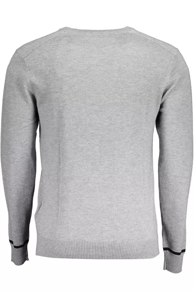 Guess Jeans Gray Viscose Men Sweater