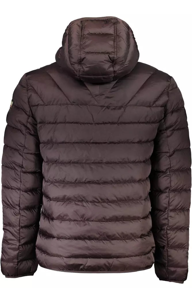 Napapijri Braune Herrenjacke aus Polyamid