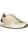 Baskets Diadora en cuir beige pour femmes