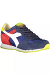 Baskets en cuir bleu Diadora pour femme