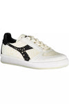 Baskets en cuir blanc Diadora pour femme