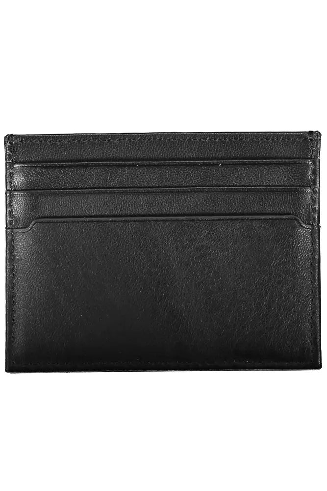 Tommy Hilfiger Black Leather Men Wallet