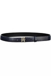 Ceinture en cuir bleu Tommy Hilfiger pour femme