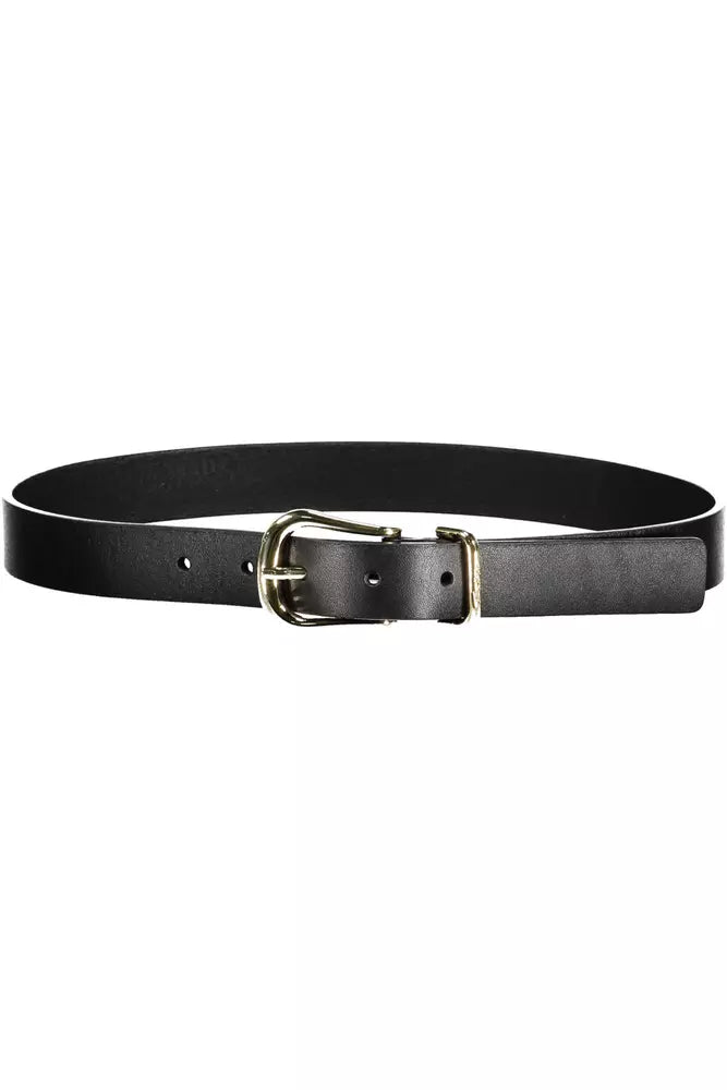 Ceinture en cuir noir Tommy Hilfiger pour femme