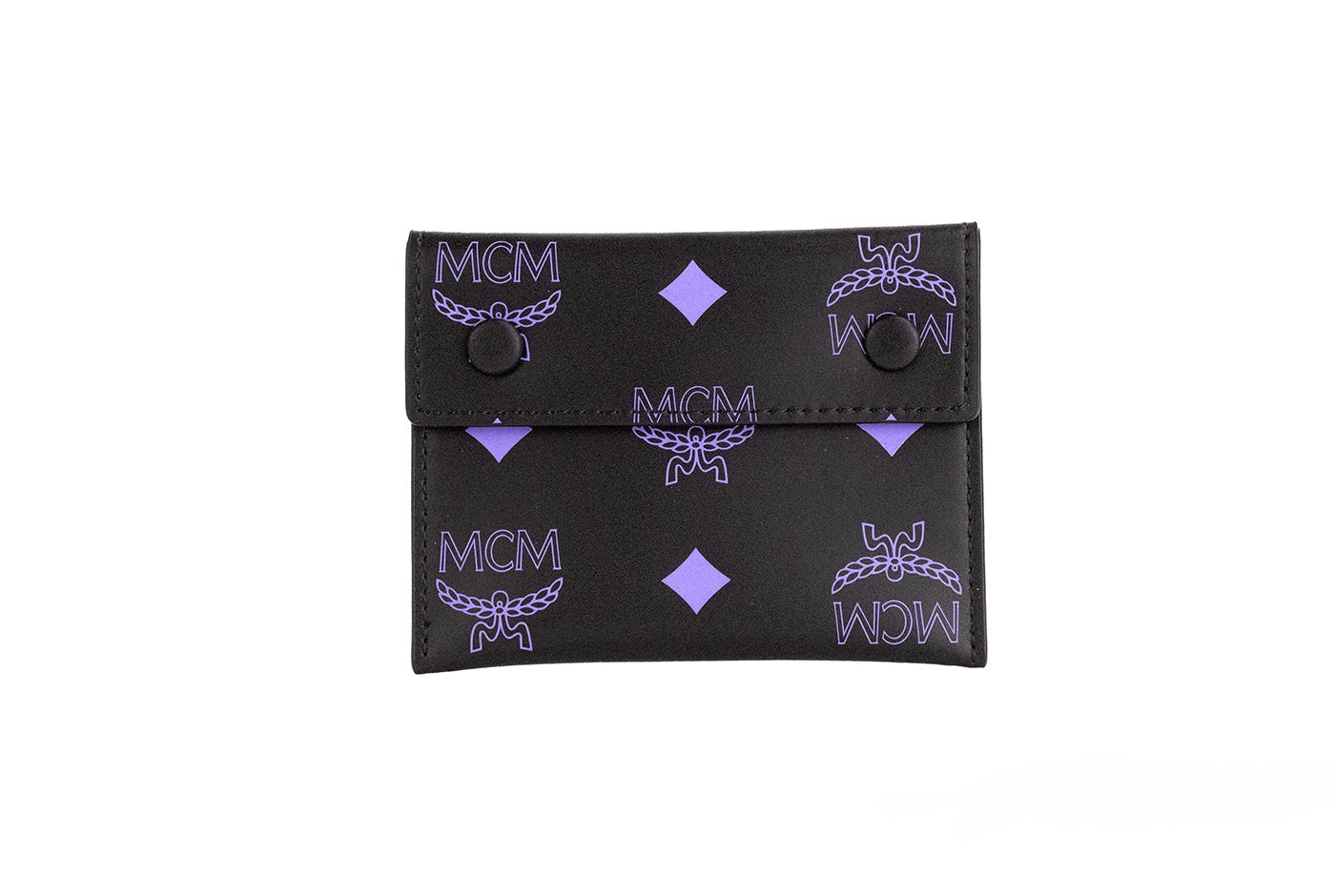 MCM Color Splash Große Visetos Logo Leder Clutch Tasche Geldbörse 3 in 1 Trio