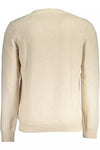 Lyle & Scott Beige Wool Men Sweater