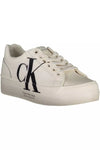 Baskets en cuir blanc Calvin Klein pour femme