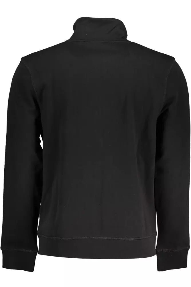 Hugo Boss Black Cotton Men Sweater