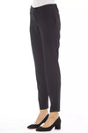 Alpha Studio Black Polyester Women Trouser