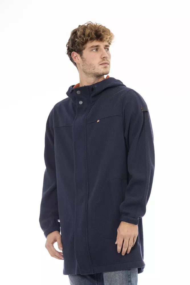 Distretto12 Blue Cotton Men's Jacket