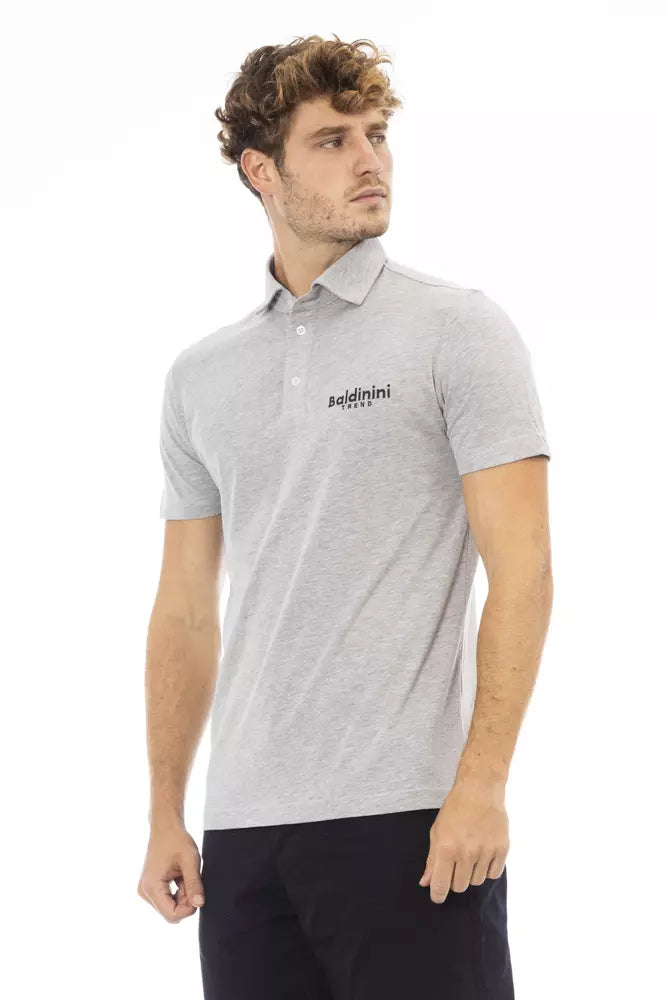 Polo Homme Baldinini Trend Gris Coton