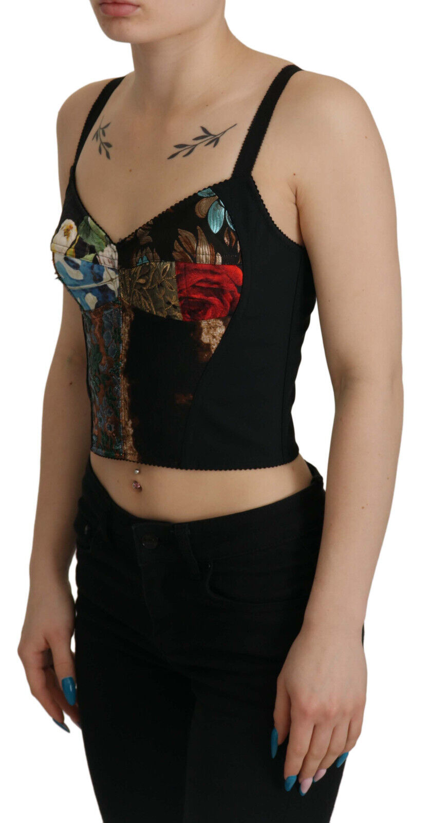 Chemisier corset fleuri élégant Dolce & Gabbana