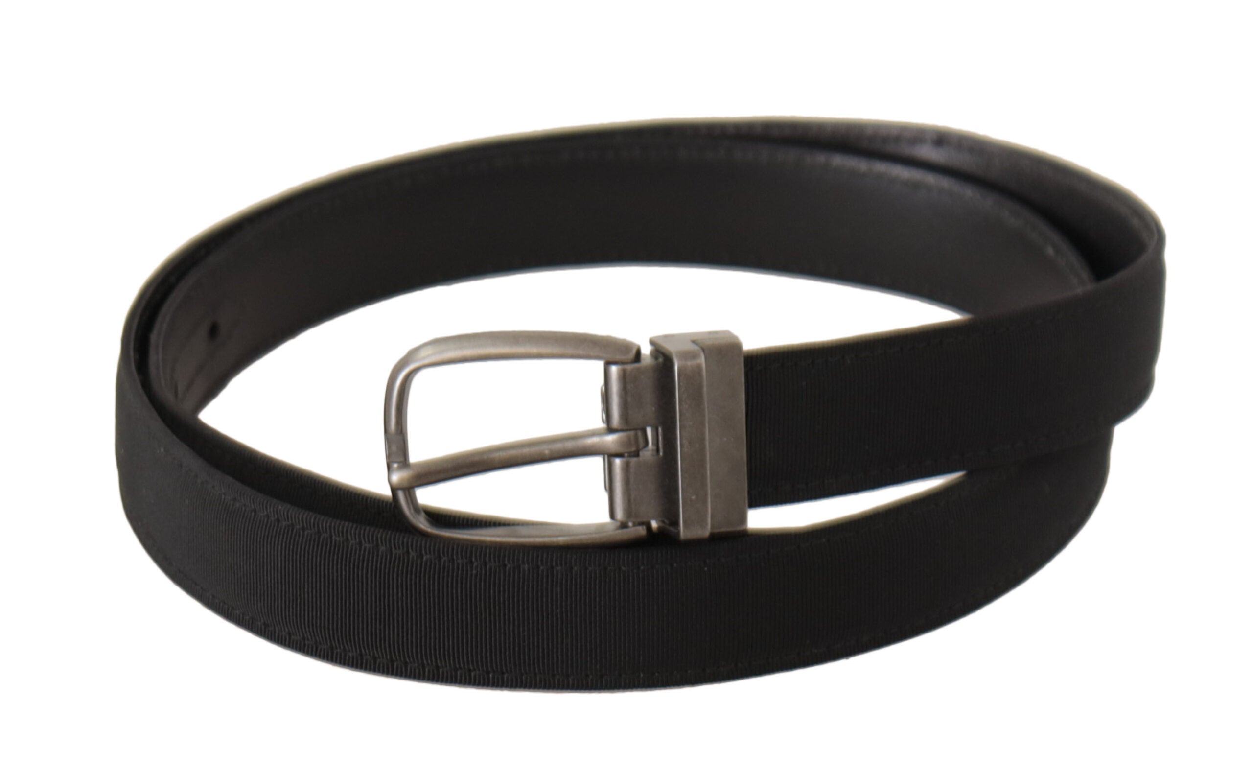 Ceinture élégante en cuir noir pour homme Dolce & Gabbana