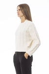 Pull en cachemire beige pour femme Baldinini Trend