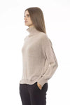 Pull en laine beige tendance Baldinini pour femme