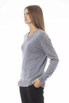 Pull en laine grise pour femme Baldinini Trend