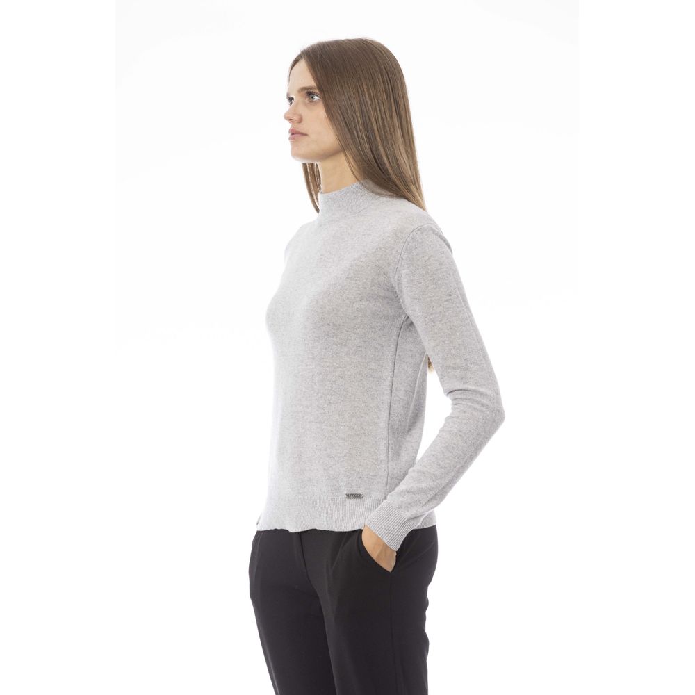 Pull en cachemire gris pour femme Baldinini Trend