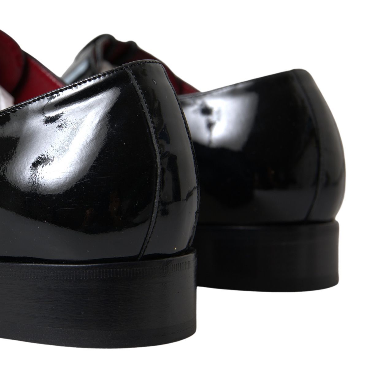 Chaussures habillées en cuir verni noir pour homme Dolce & Gabbana