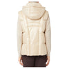 Hinnominate Sleeveless Hooded Down Jacket in Beige