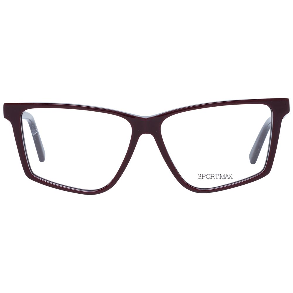 Montures optiques pour femmes Sportmax Burgundy