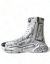 Dolce &amp; Gabbana – Daymaster – Mittelhohe Sneakers mit Graffiti-Print