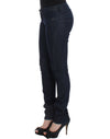 Costume National Chic Dunkelblaue Skinny Jeans