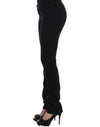 Costume National – Elegante, schwarze Jeans mit geradem Bein