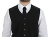 Dolce & Gabbana Elegant Black Cotton Blend Dress Vest