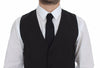 Dolce & Gabbana Elegant Gray Wool Stretch Dress Vest