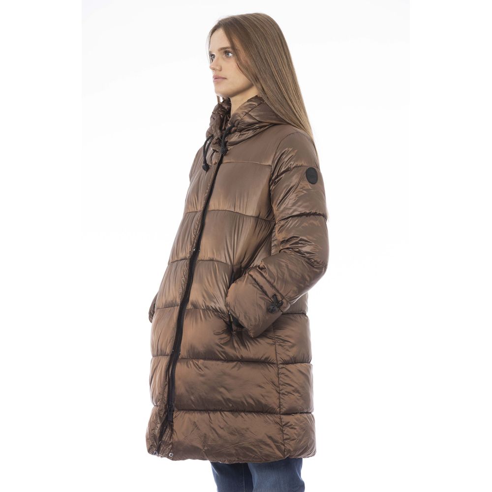 Veste en nylon marron pour femme Baldinini Trend