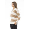 Pull en cachemire beige pour femme Baldinini Trend