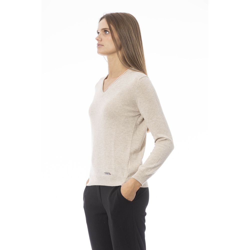 Baldinini Trend Beige Polyamid Damen Pullover