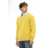 Sergio Tacchini Yellow Wool Men Sweater