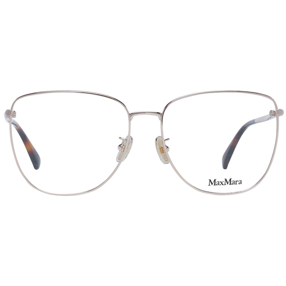 Montures optiques pour femmes en or rose Max Mara