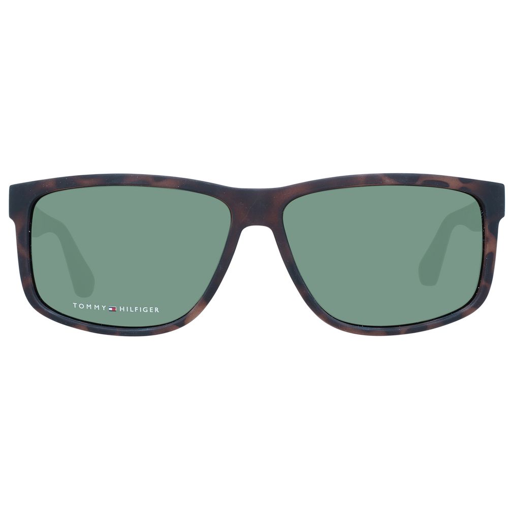 Lunettes de soleil noires Tommy Hilfiger pour hommes