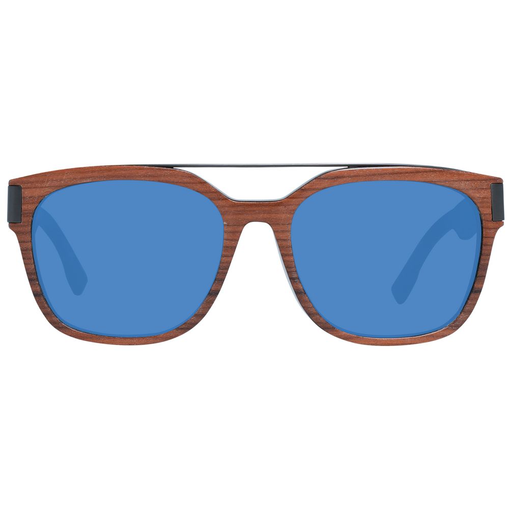 Lunettes de soleil pour hommes Zegna Couture Marron