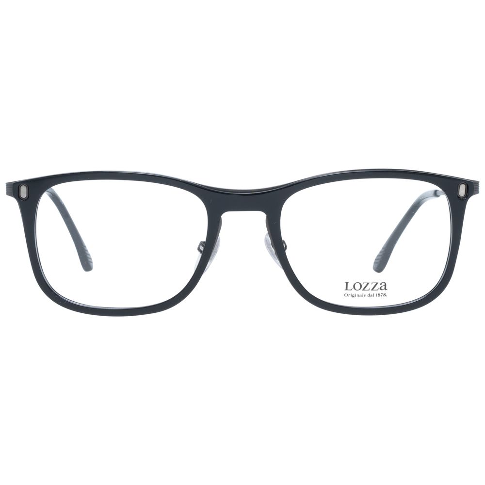 Montures optiques pour hommes noires Lozza