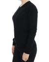 Dolce &amp; Gabbana Eleganter schwarzer Cardigan aus Wolle