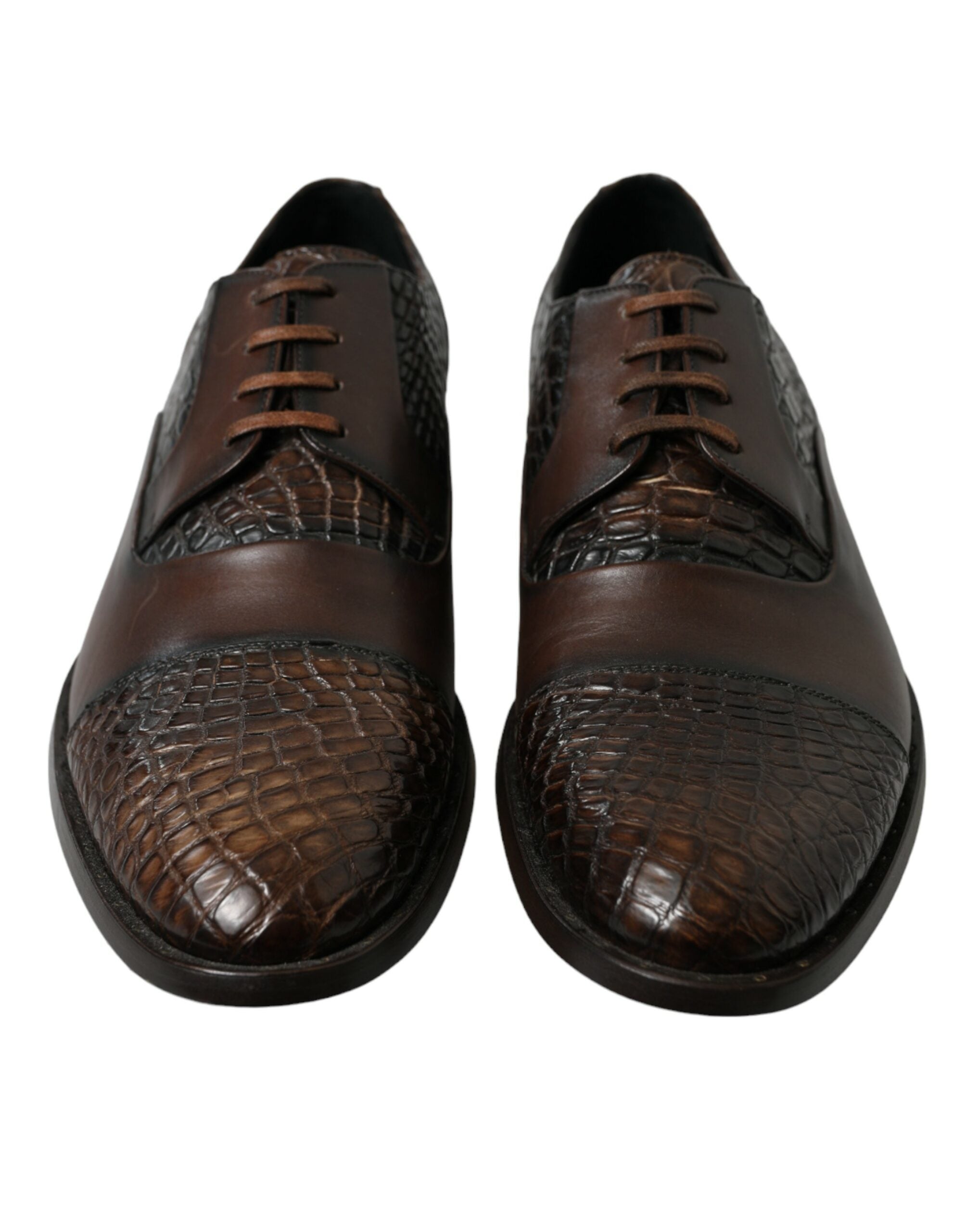 Chaussures habillées Oxford en cuir texturé élégantes Dolce & Gabbana