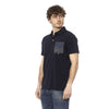 Distretto12 Blue Cotton Men Polo Shirt