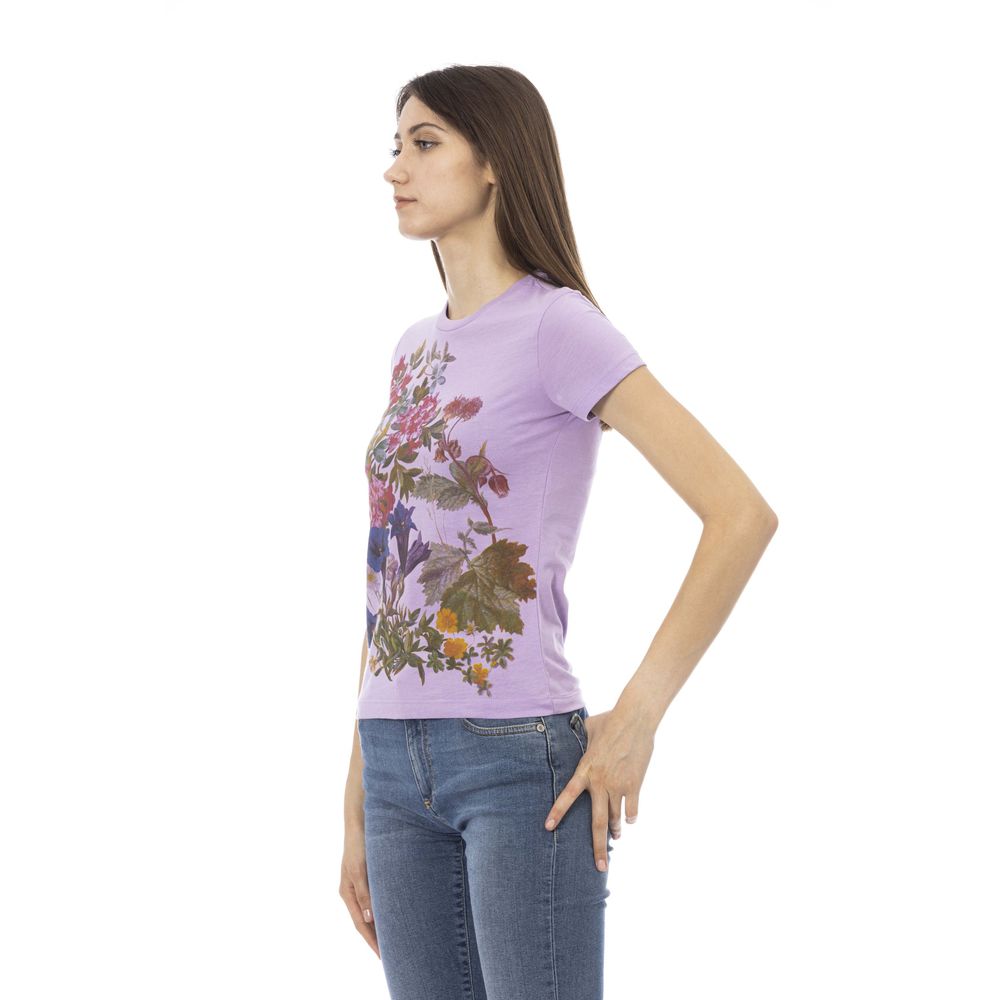 Top Trussardi Action en coton violet pour femme