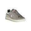 US POLO ASSN. Grauer Polyethylen-Herren-Sneaker