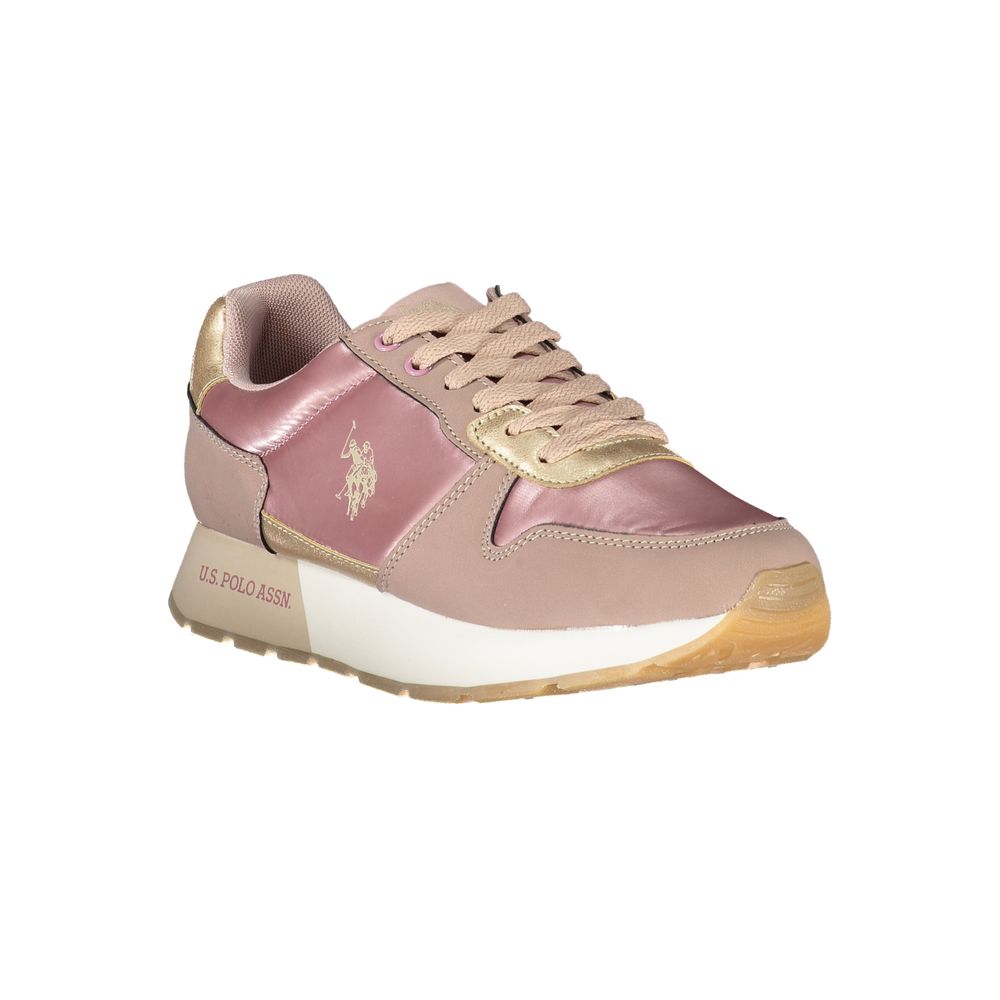 US POLO ASSN. Rosa Polyester Damen Sneaker