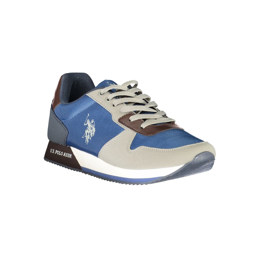 US POLO ASSN. Blauer Polyester-Sneaker für Herren