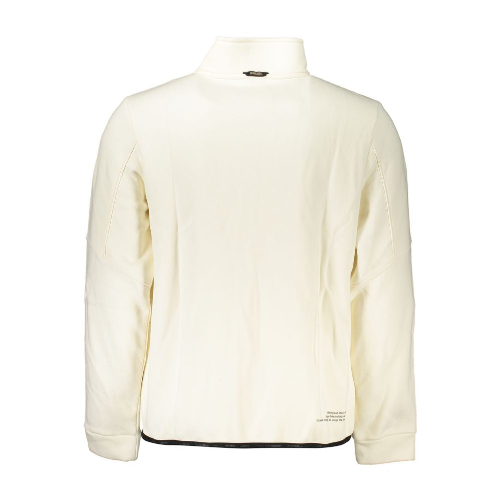 Napapijri White Cotton Men Sweater