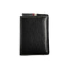 Porte-cartes en cuir noir Tommy Hilfiger pour homme