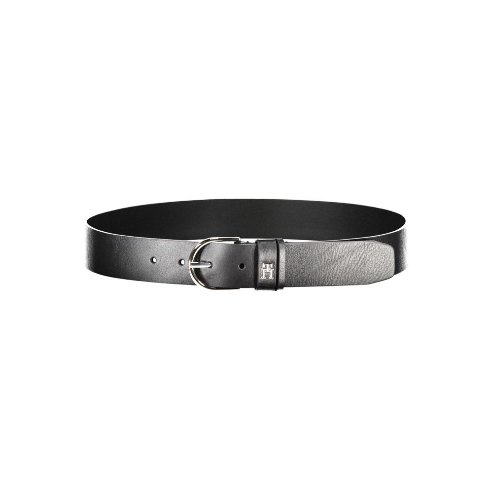 Ceinture en cuir noir Tommy Hilfiger pour femme