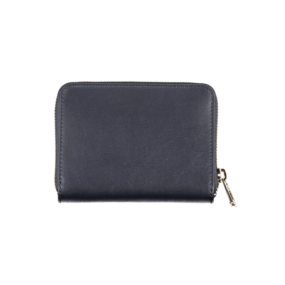 Portefeuille femme en polyéthylène bleu Tommy Hilfiger