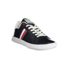 Baskets à lacets Tommy Hilfiger Sleek bleues avec détails contrastés