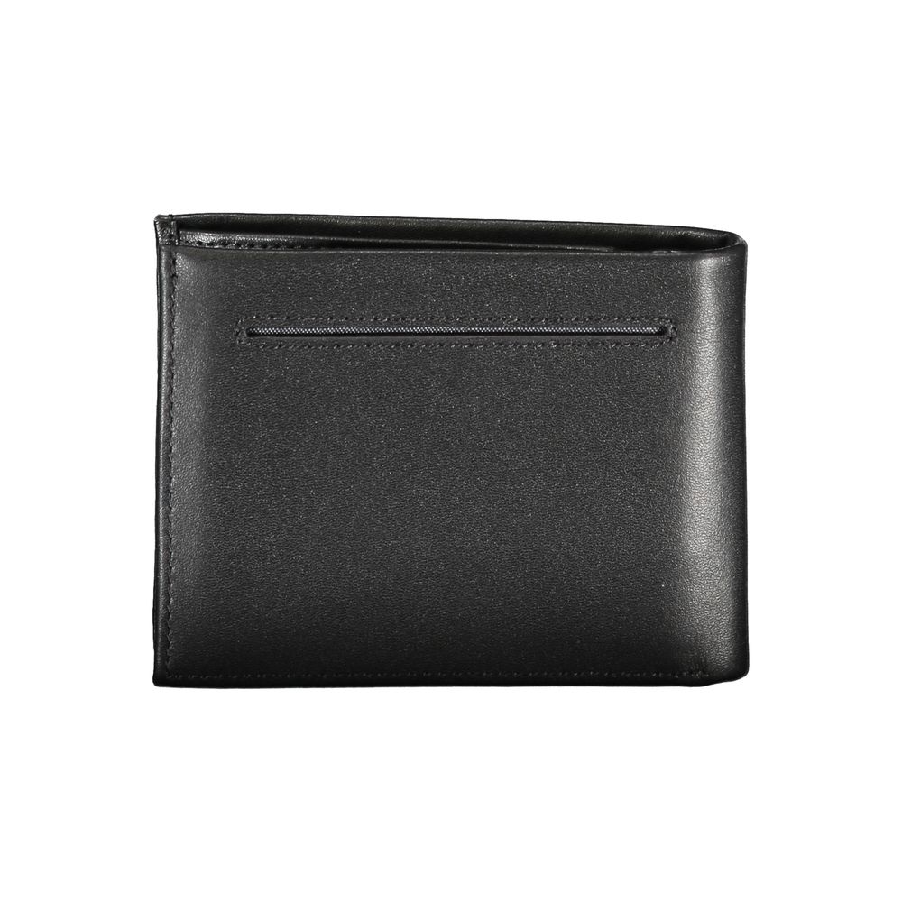 Portefeuille élégant en cuir noir Calvin Klein pour homme